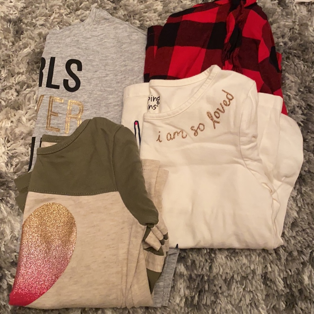 4 girls shirts